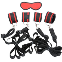 Bondage Bed Set – Verstelbare Pols- en Enkelboeien met Zachte Binnenvoering